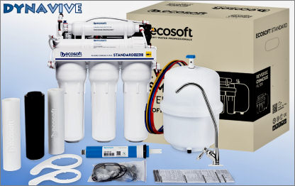 Kit complet Osmoseur ECOSOFT STANDARD booster prêt à installer