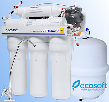 DYNAVIVE - Osmoseur Ecosoft STANDARD - 5 niveaux avec pompe booster - 50 GPD