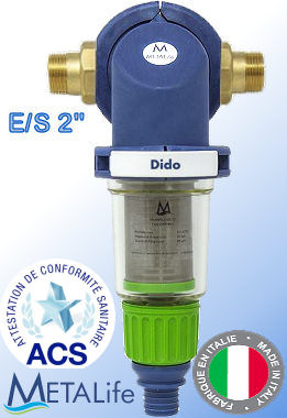 Voir dtails>  Filtre autonettoyant METALife DIDO ''Turboclean'' 89 microns - 10,1 m3/h