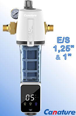 Voir dtails>  Filtre automatique autonettoyant CANATURE CPF-8L 40 microns - 8 m3/h