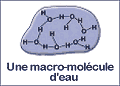 Macro-molécule d'eau